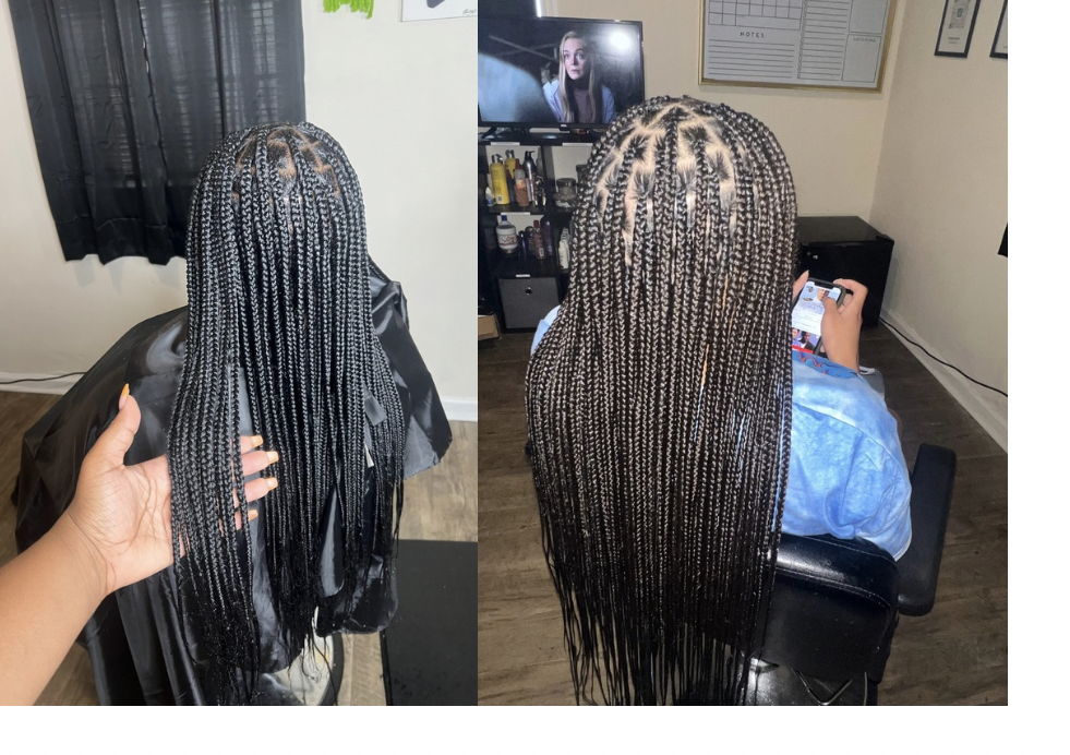 Small Knotless Braids 