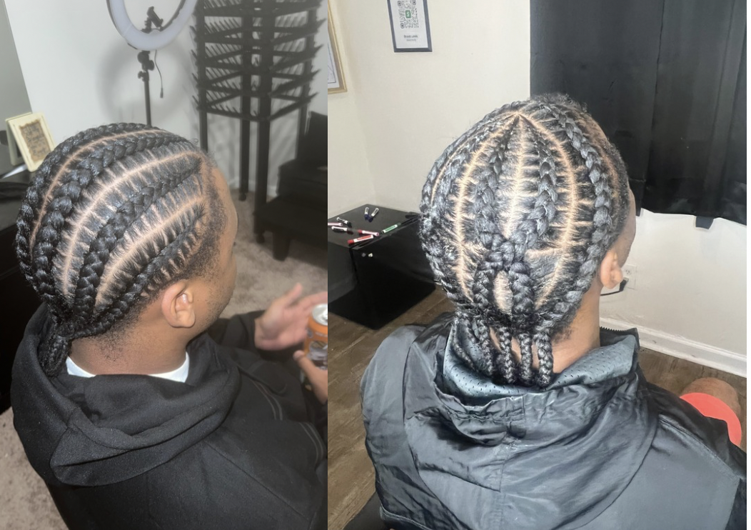 Men's Cornrows 5-10