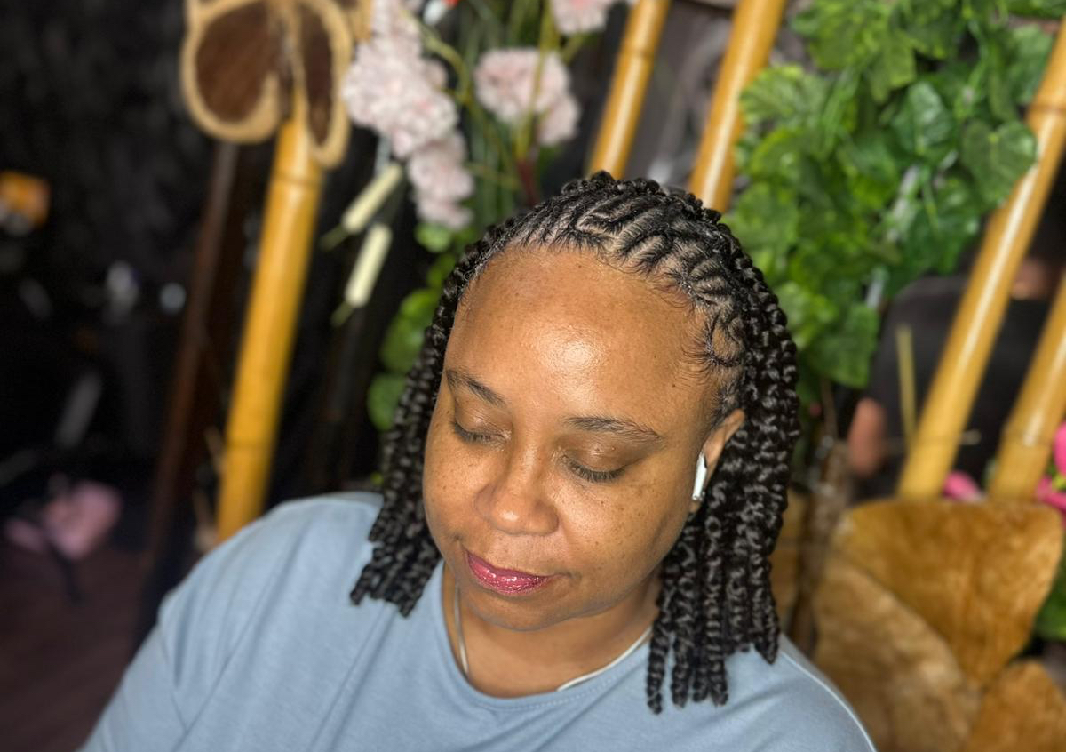 Half Fulani Braids Half Crochet