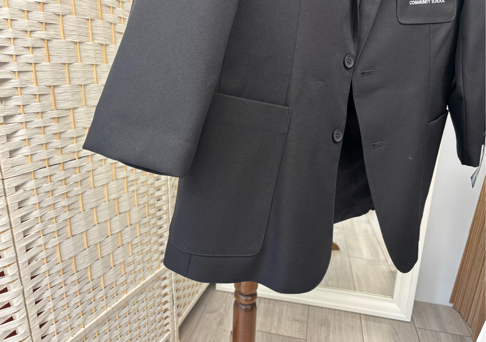 Blazer- Take up sleeves at the cuff