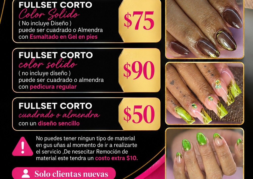 Fullset Short Solid Color W/ Gel Toes 