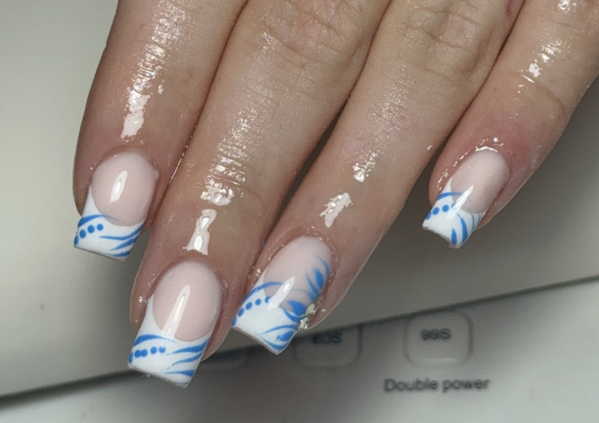 Biab Mani (Design on ALL nails) 