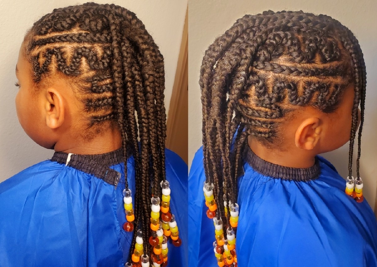 Kids Braided Mohawk