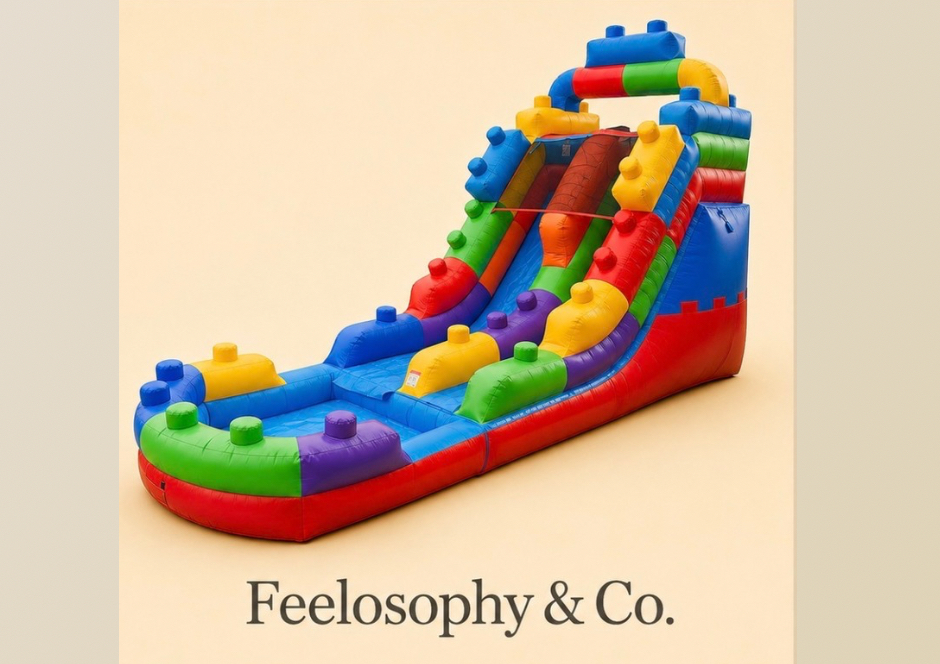 SINGLE LANE 16 FT WET/DRY SLIDE | RENTAL (ALL AGES)