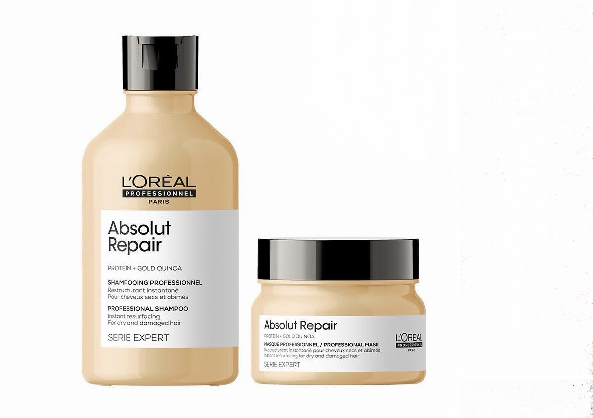 L’OREAL absolute repair shampoo & mask (bundle)