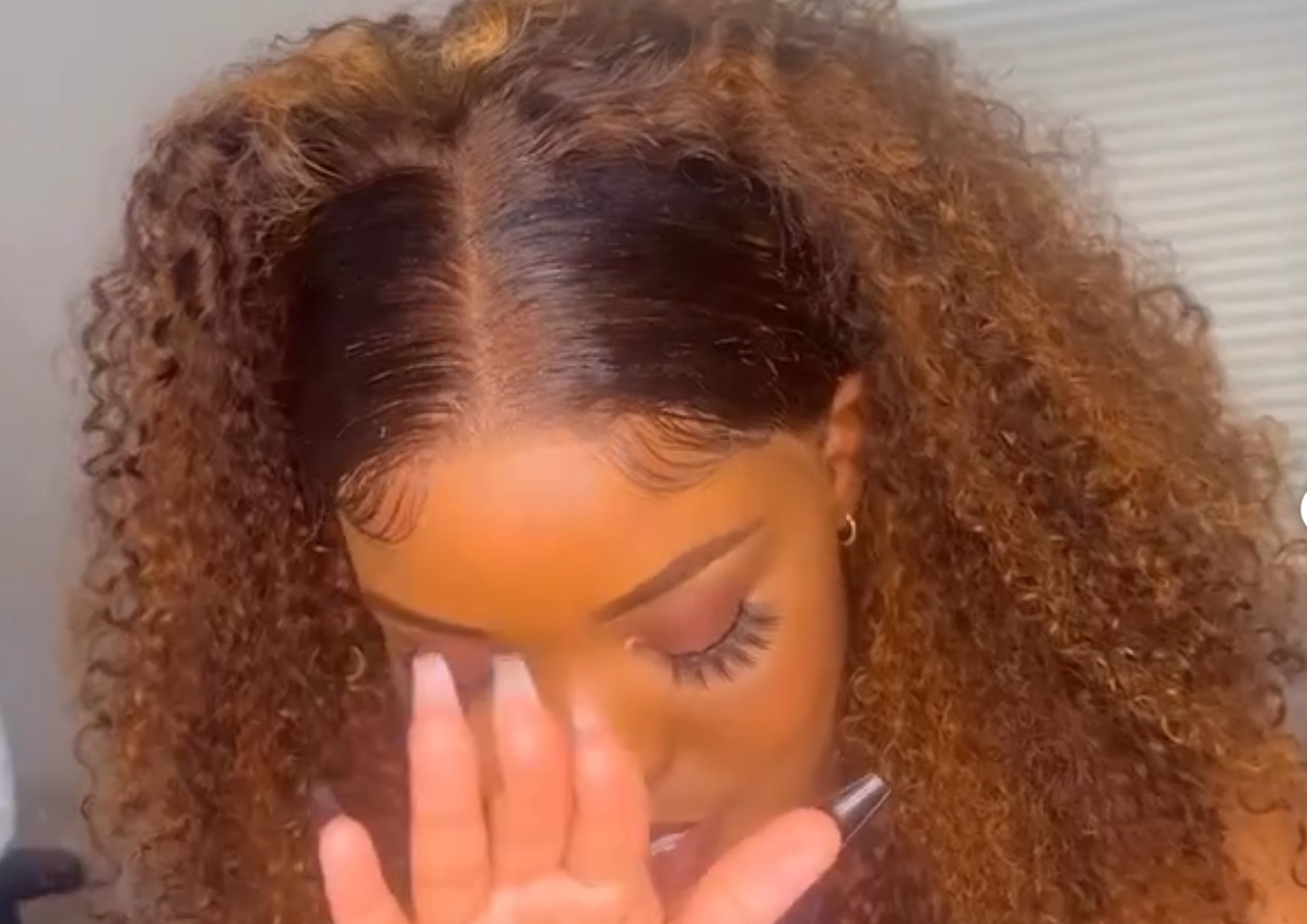 Curly wig application