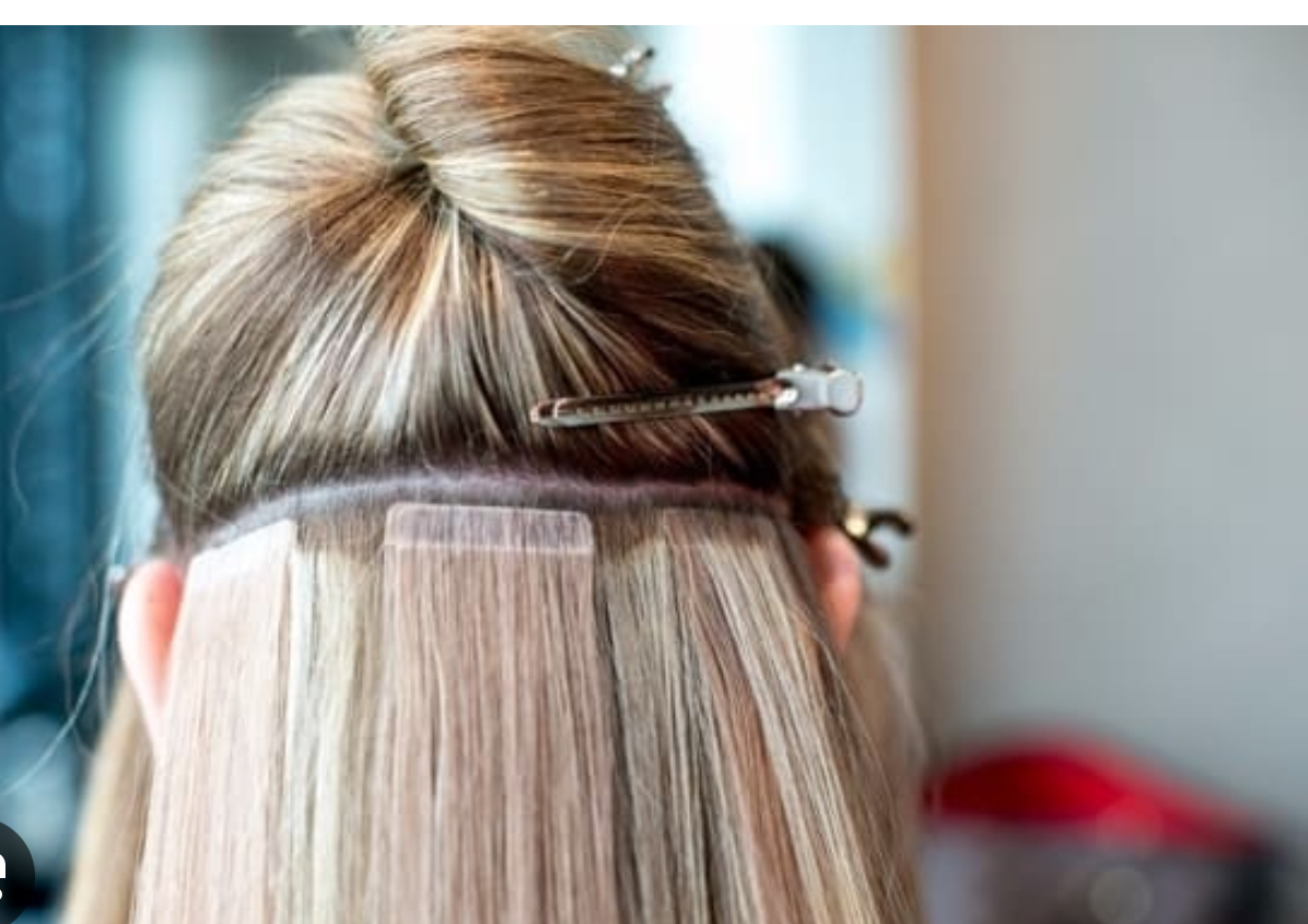 Tape-in ​​hair extensions