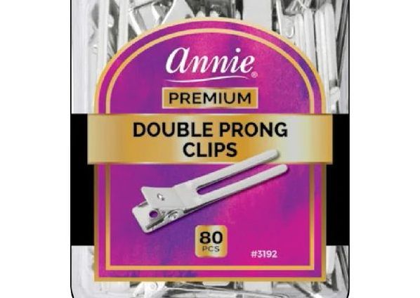 #3192 Annie Premium 80Pc Double Prong Clips