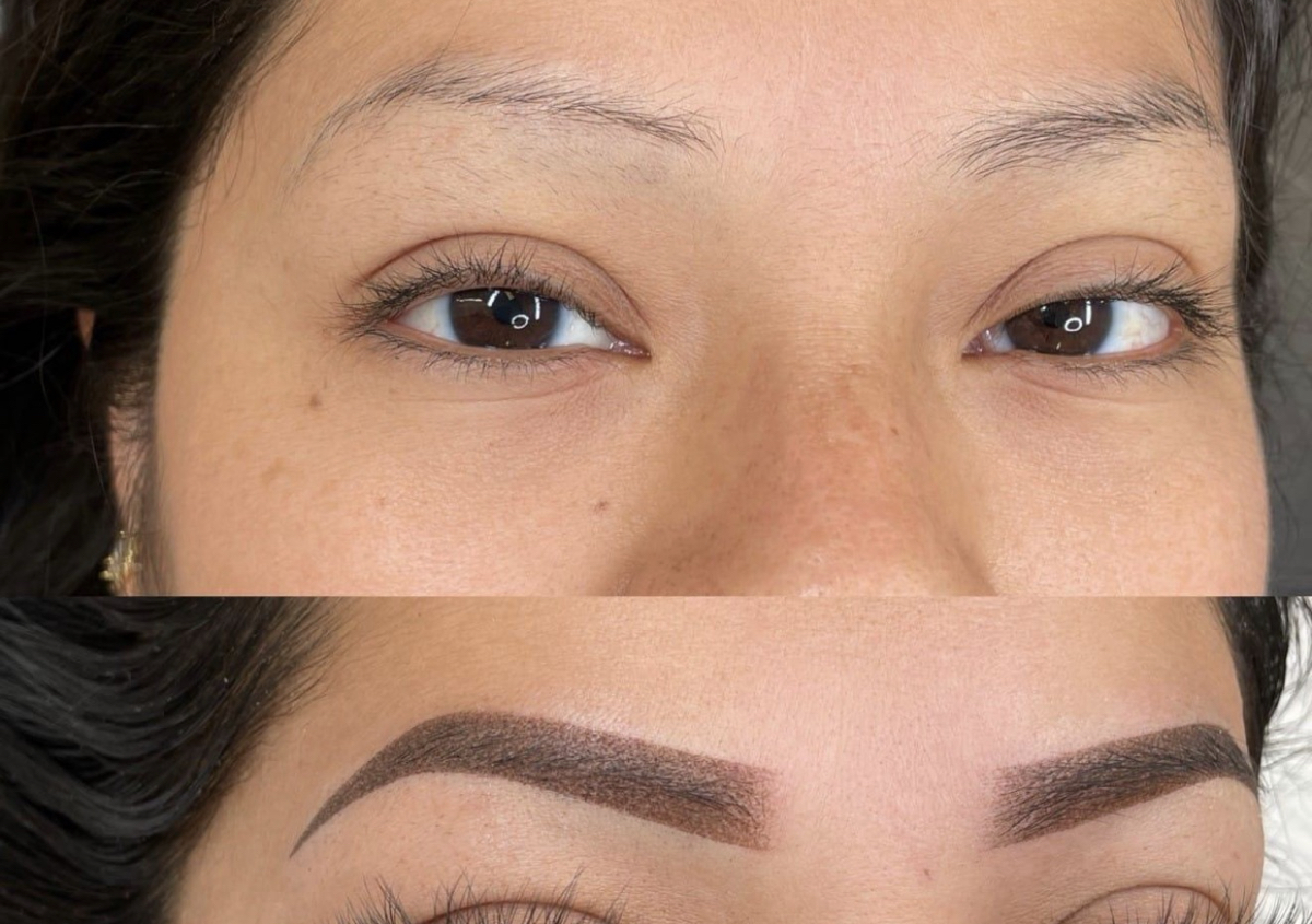 Ombre powder brows 