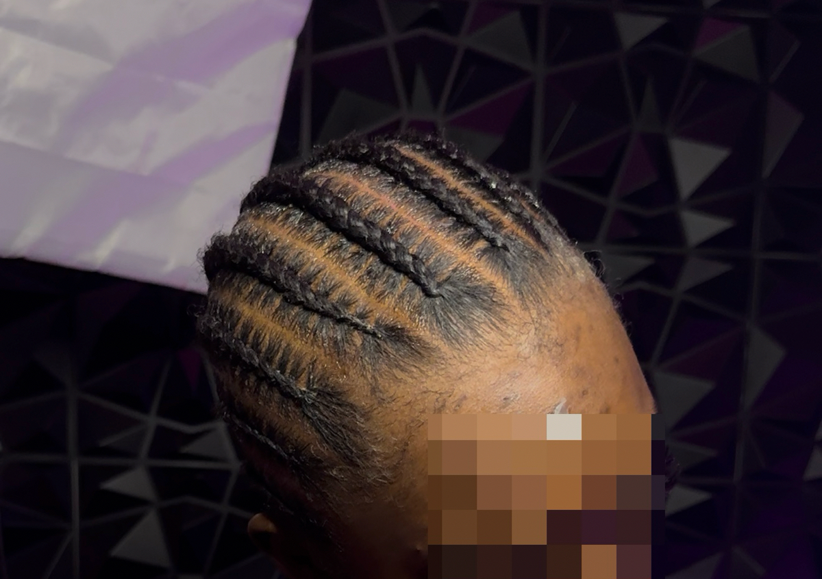 Wig braid down