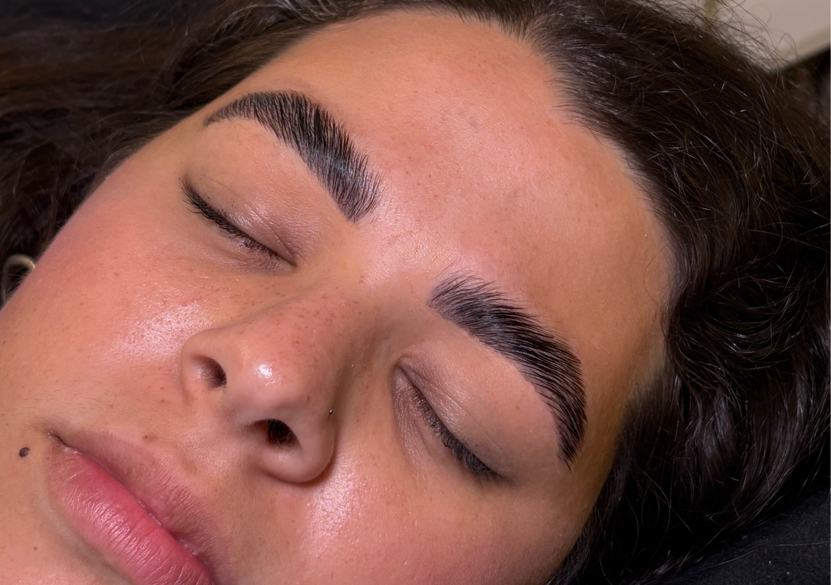 Brow lamination+tint