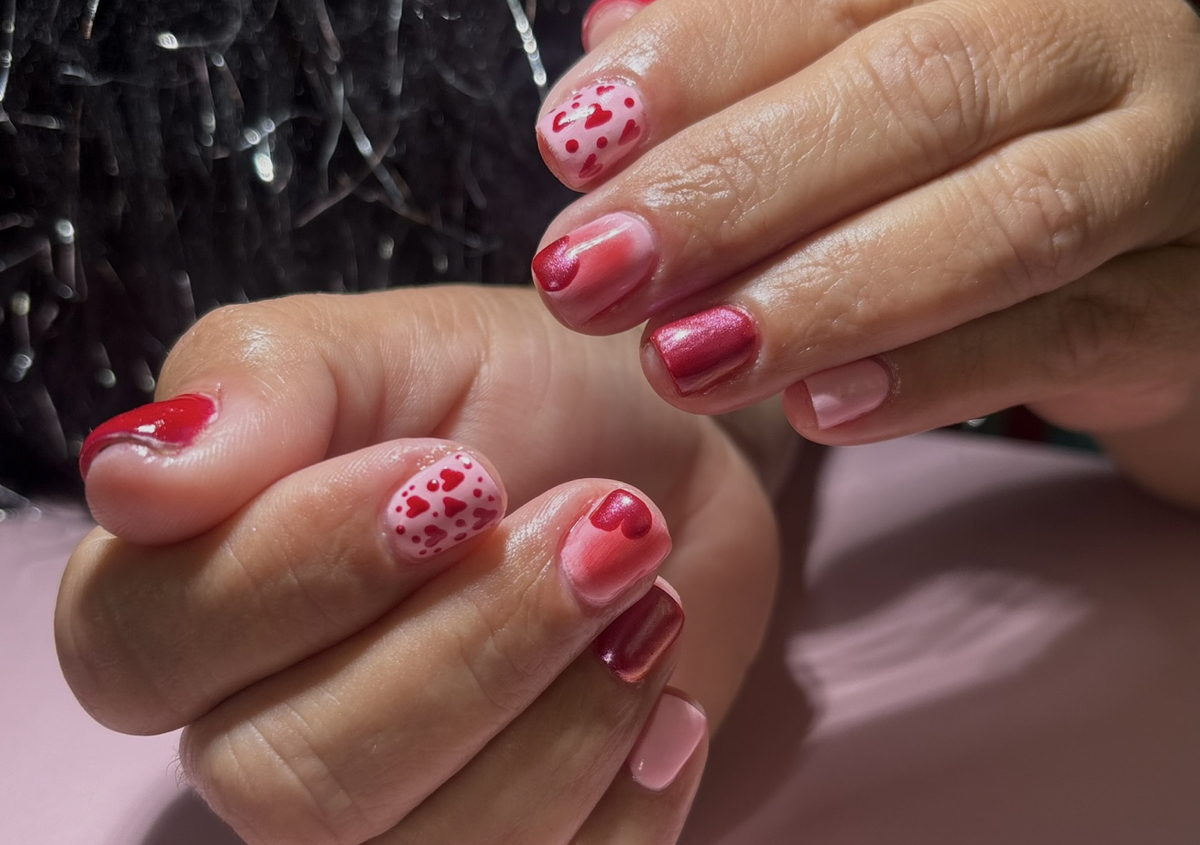 uñas en Gel manos