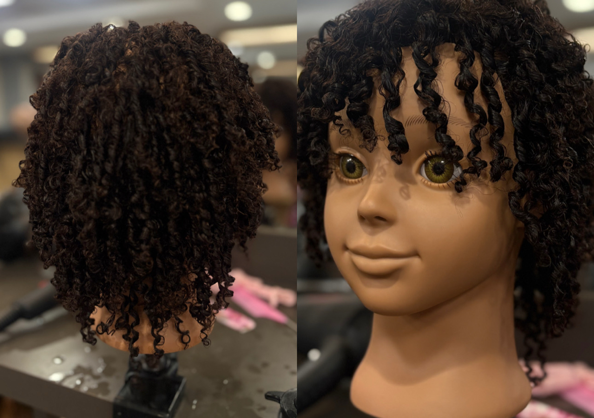 Definición rizos Cabello corto