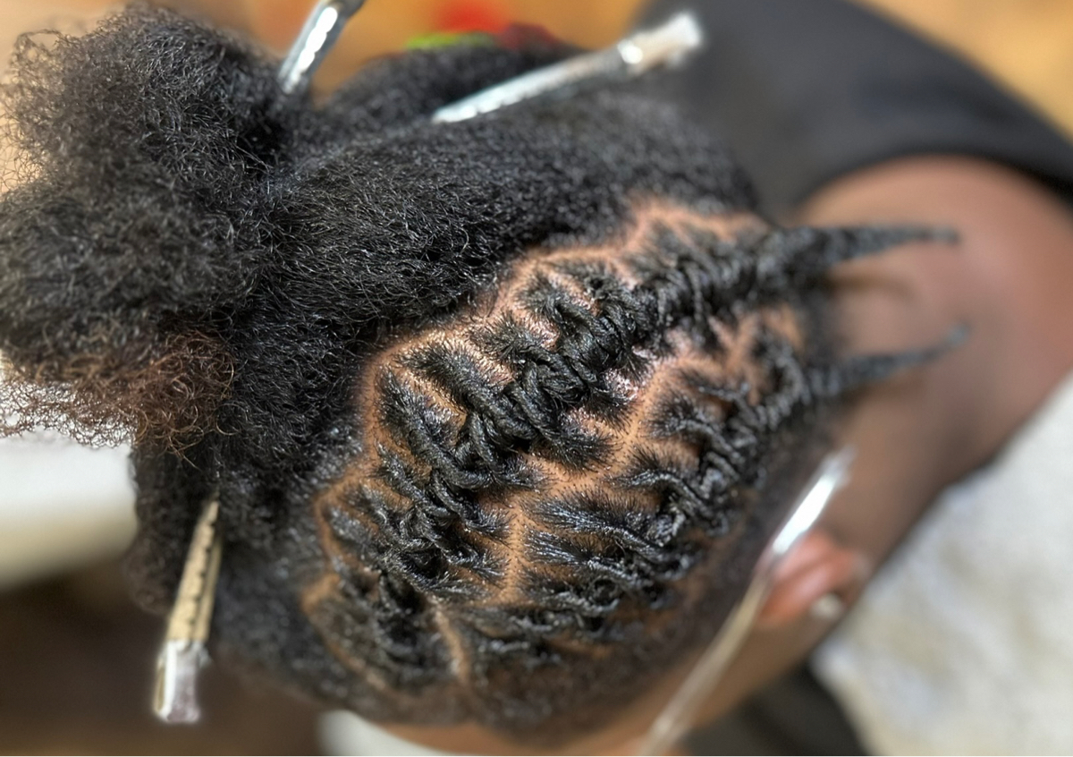 Loc Styles on Natural Hair 