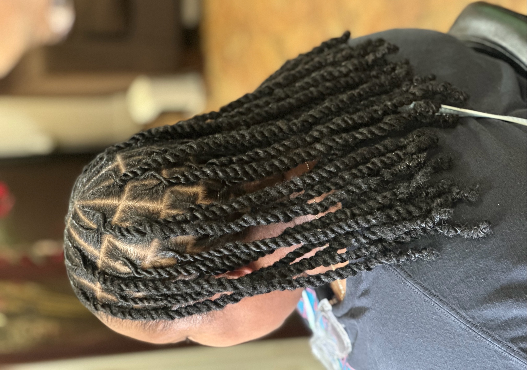 Long 2 Strand Bob