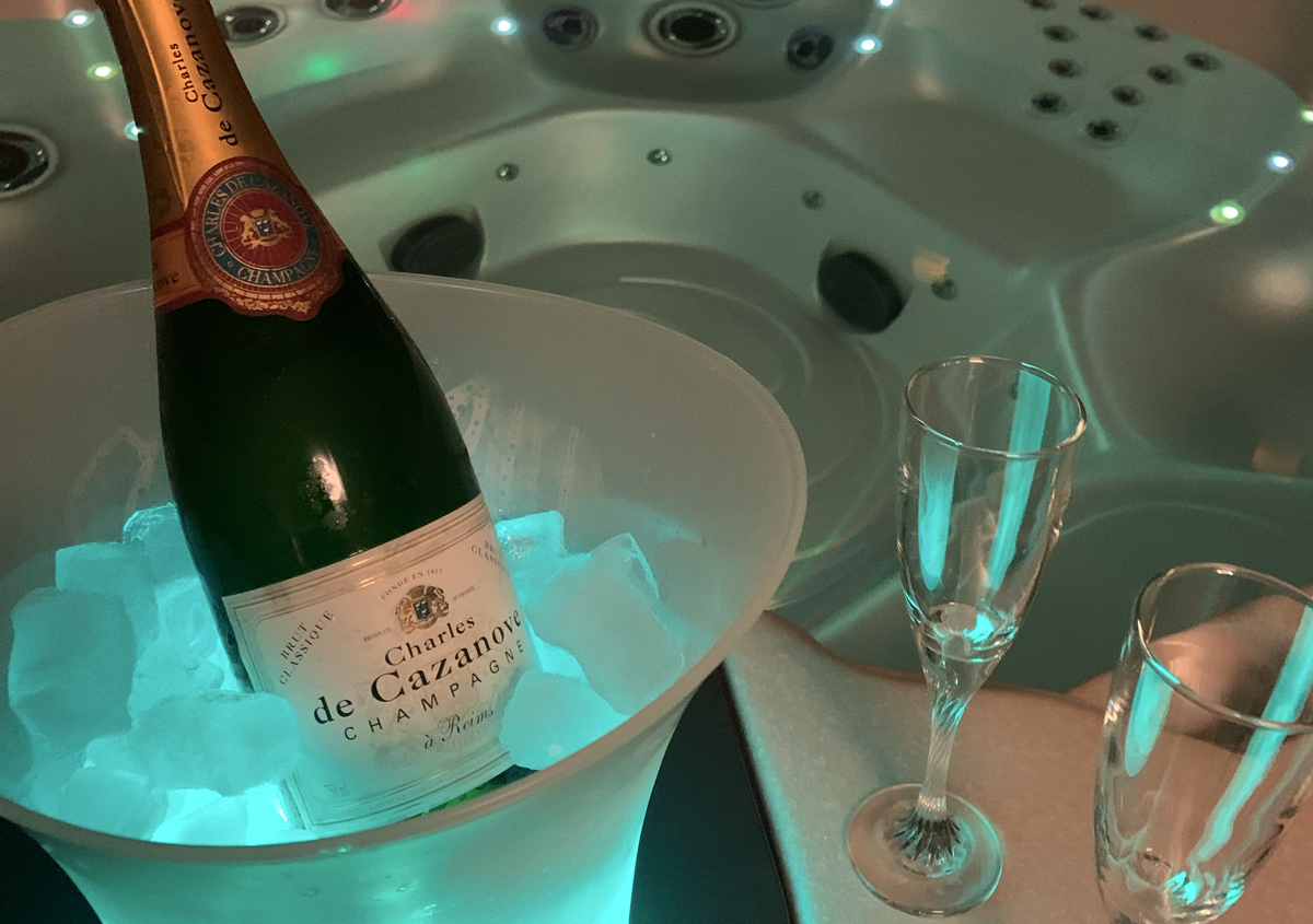 Bouteille de champagne 