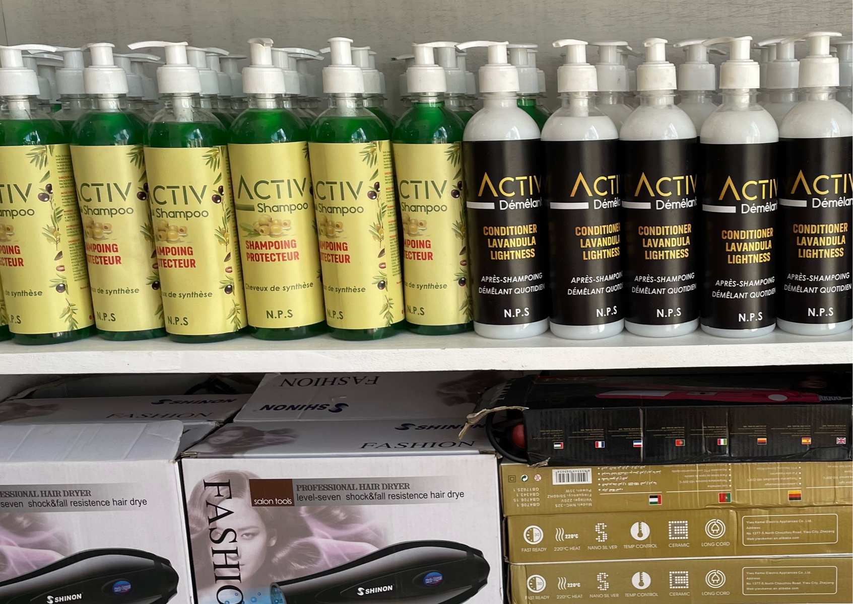 Activ Conditioner and shampoo