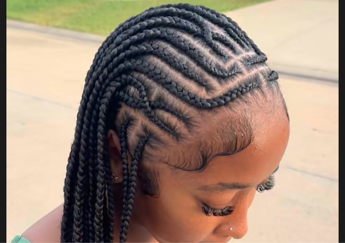 Tribals / fulani braids midback 