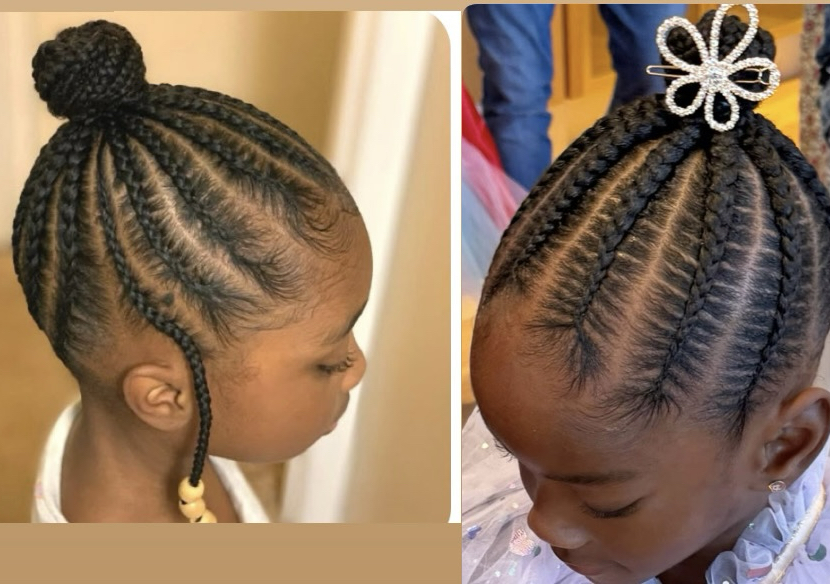 Cornrows with extension 