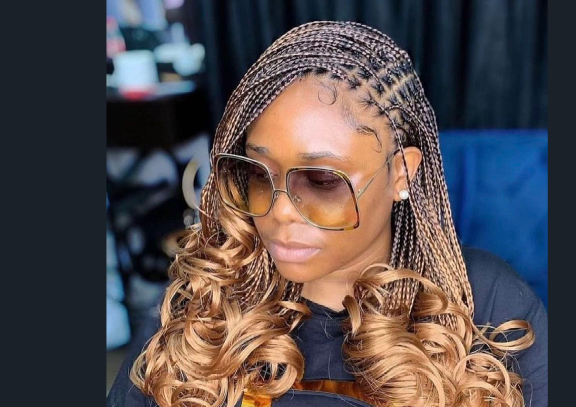 French curls small midback length 