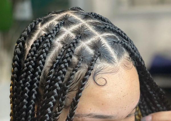 Knotless Large waist 