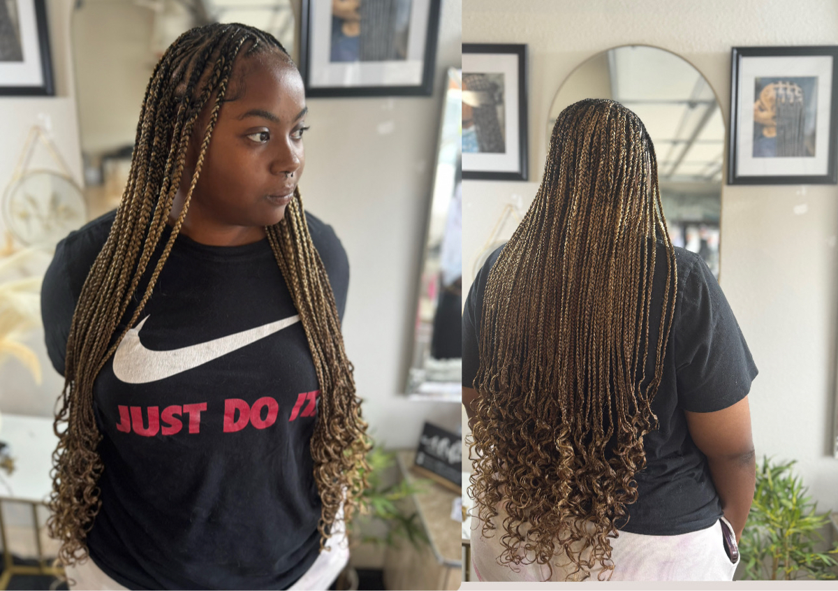 Tribals / Fulani waist length 