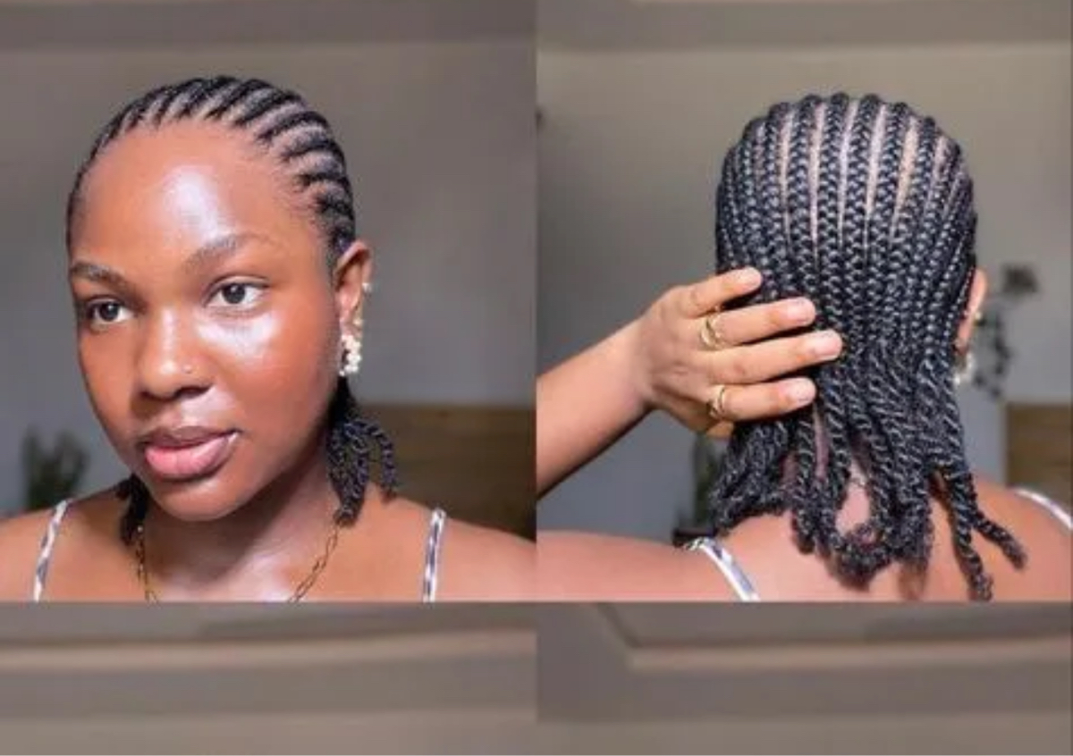 Cornrows no attachment up to 8 