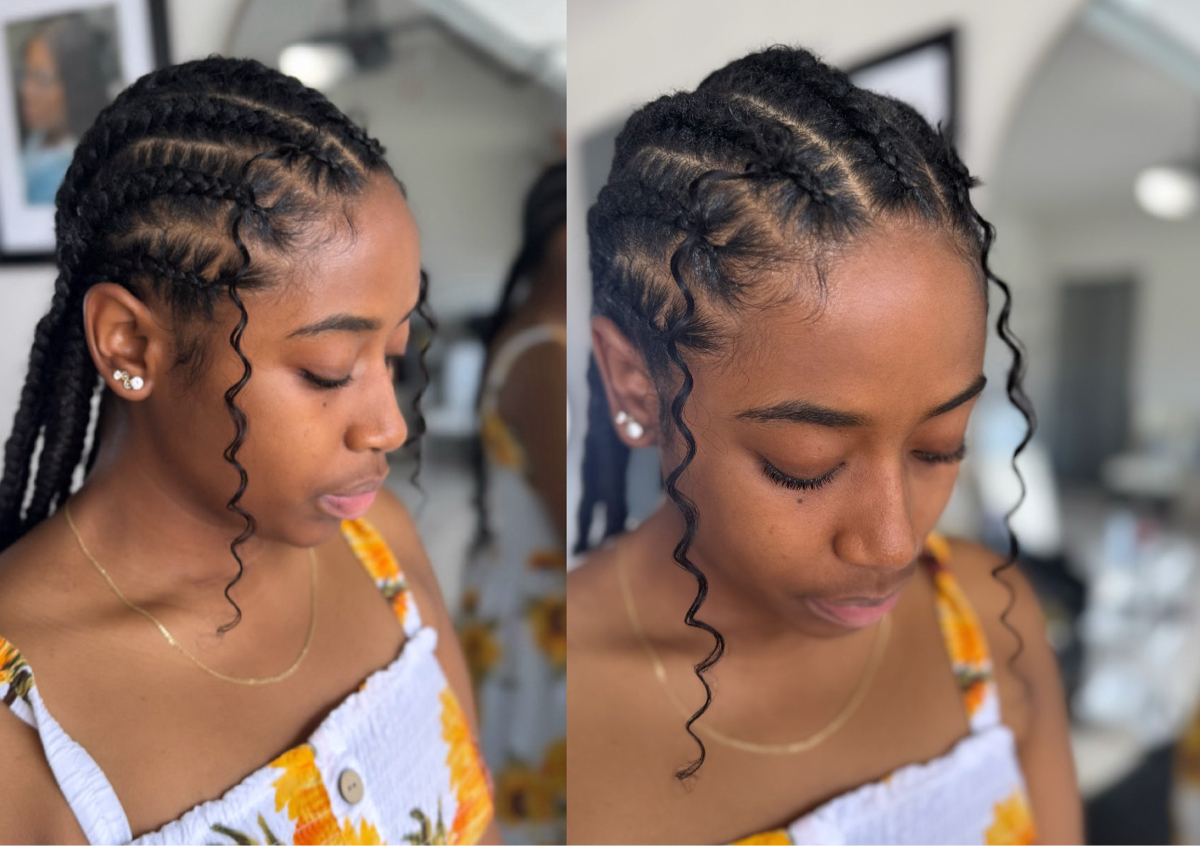 Stitch up to 4 braids 