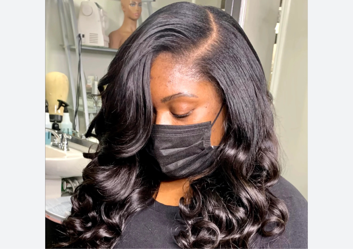 Classic sew in leave out 