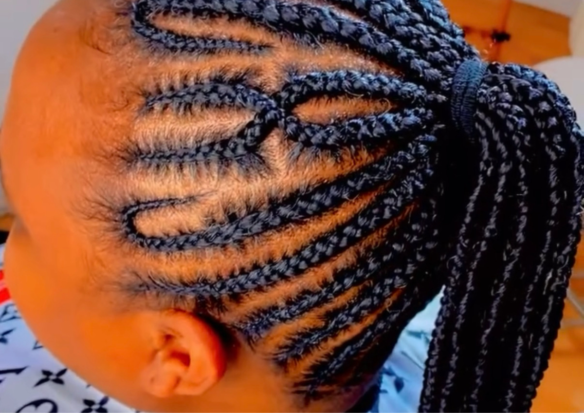 6/8 Feed-In Cornrows 