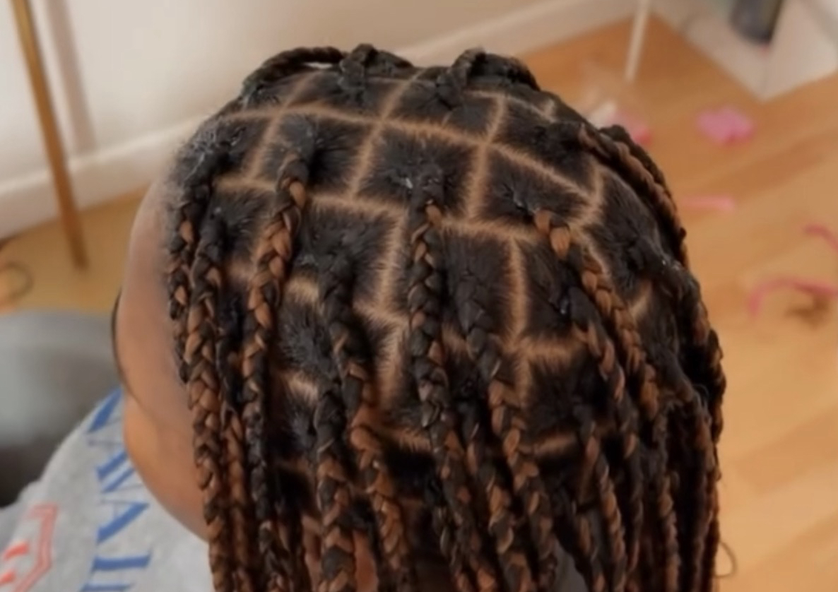 Medium Box Braids (shoulder length)