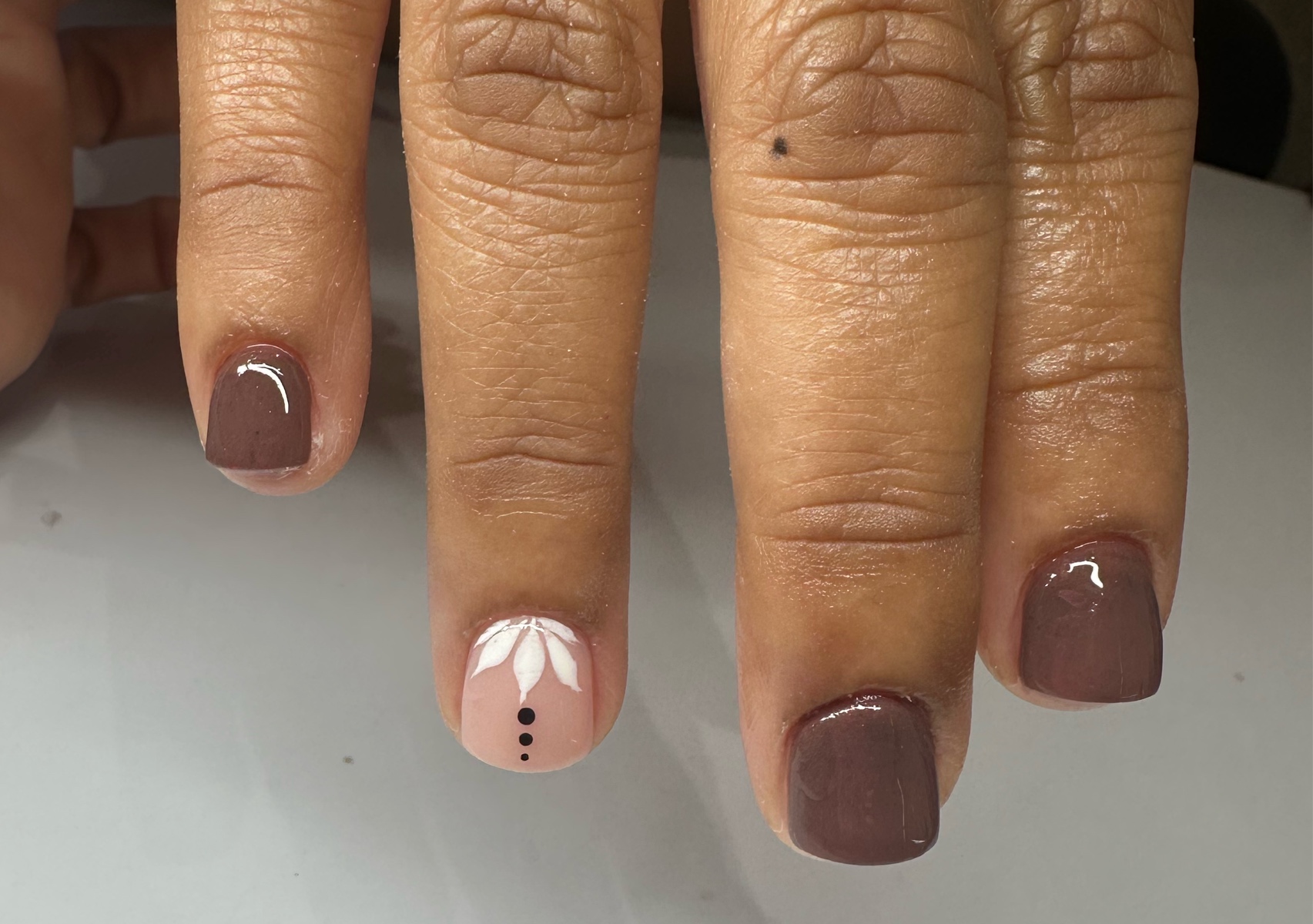 Fullset corto acrilico color