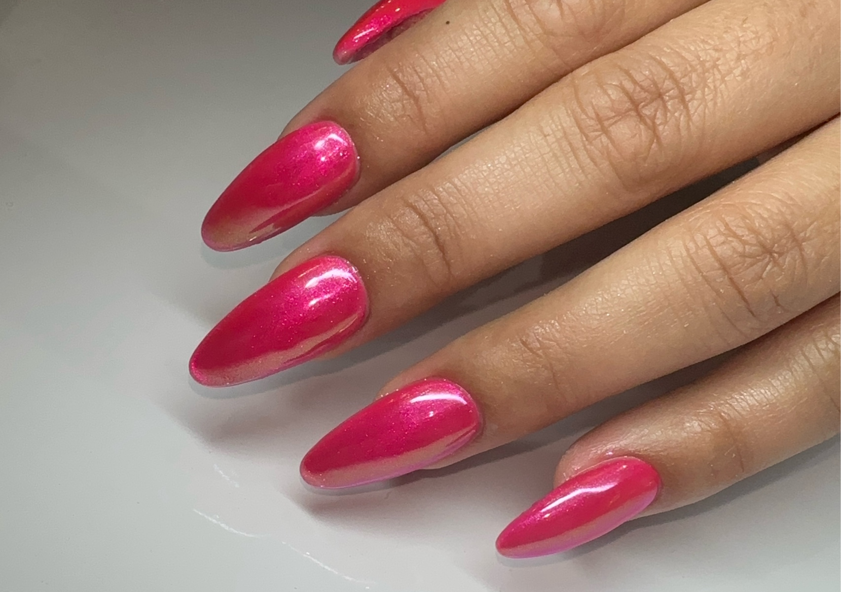 Chrome, cat eye, diseño elaborado 