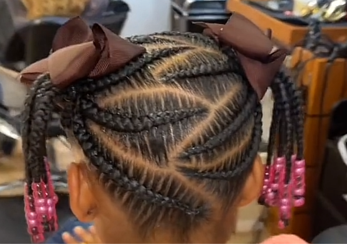 Kids Braided style  (with Shampoo) 12 and under 