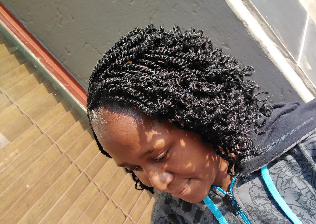 Afro kinky twists (shoulder to bra length)