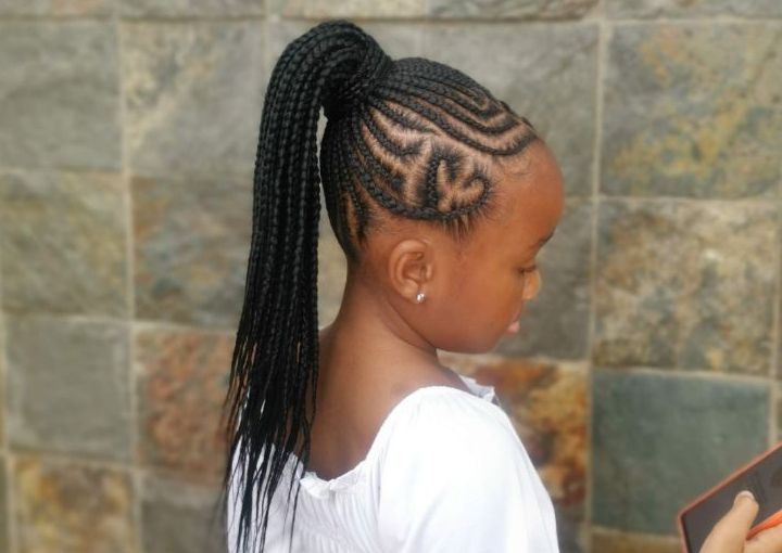 Medium updo kids (with extensions)