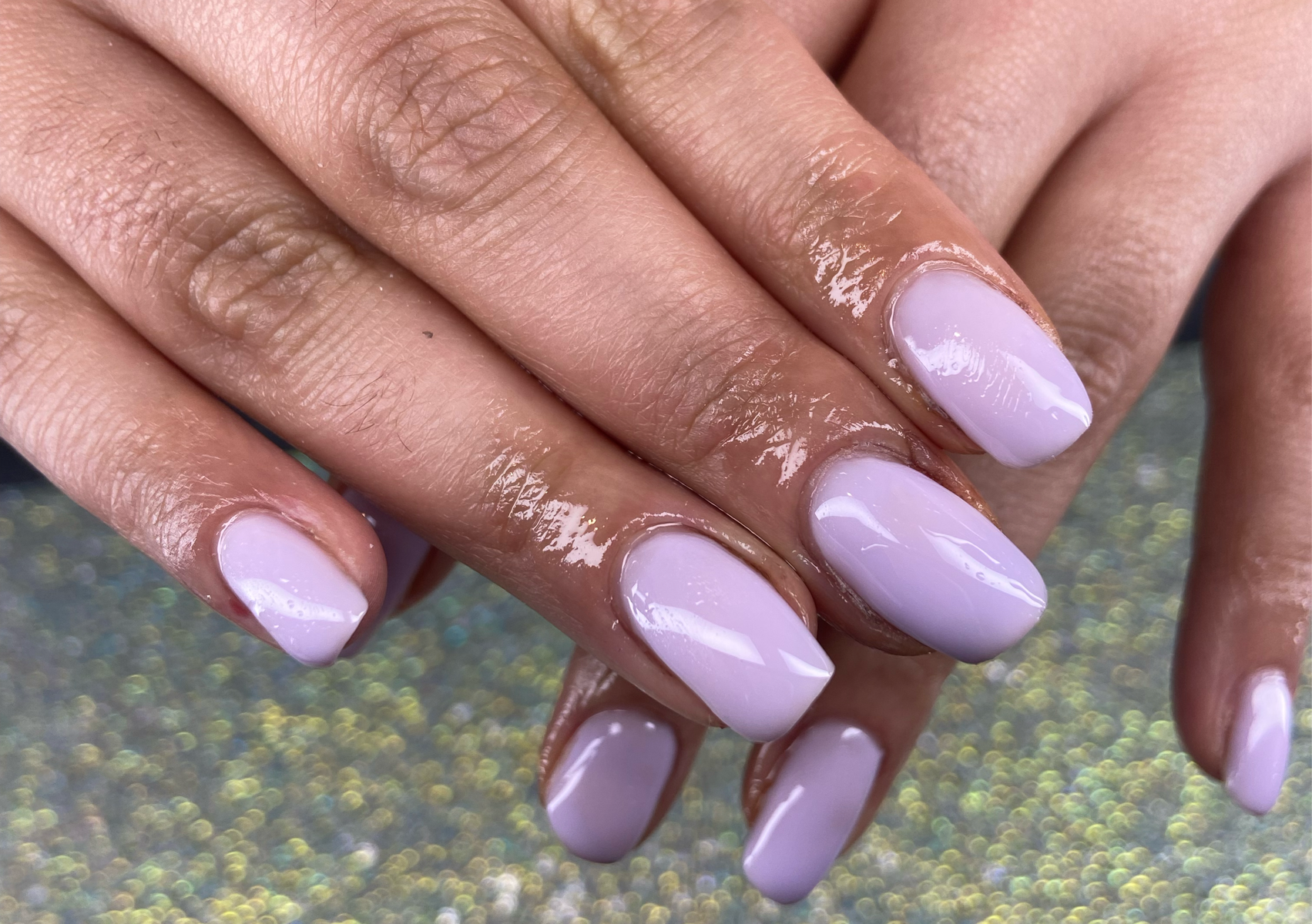 Biab infill plain or with block colour