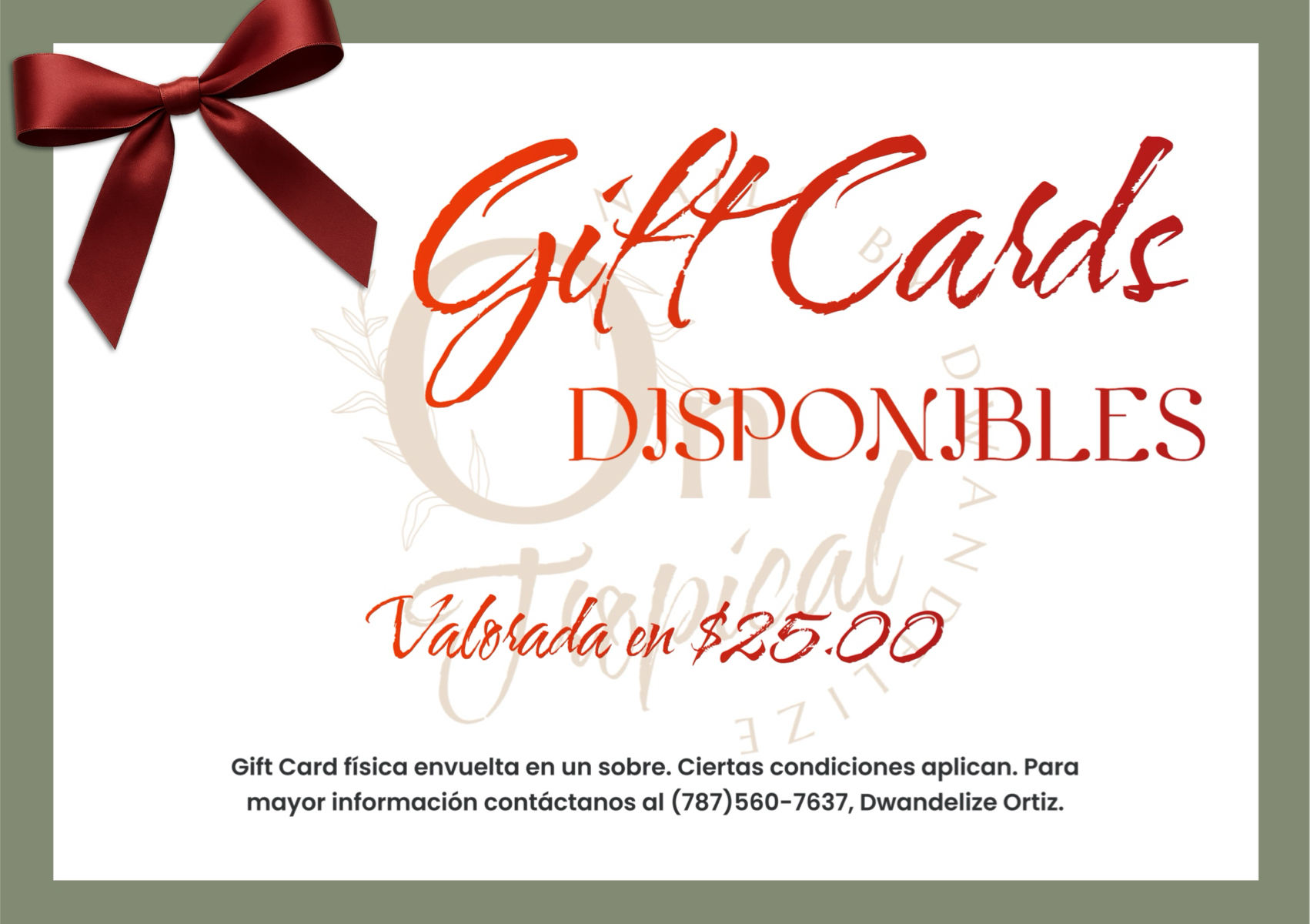 Certificado de Regalo