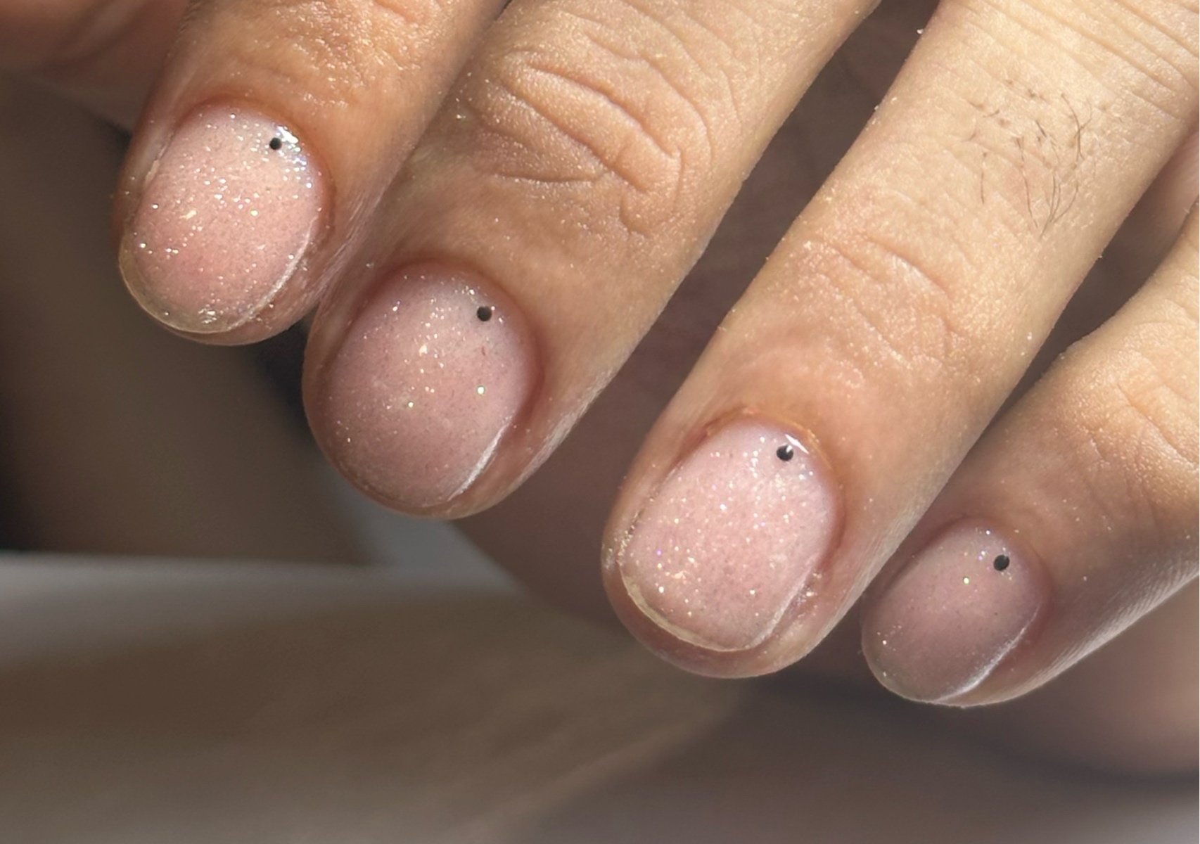 Manicura de gel clear 