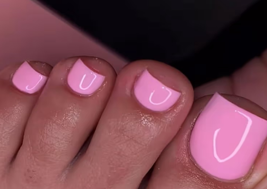 Acrylic Toes full set / No Design 