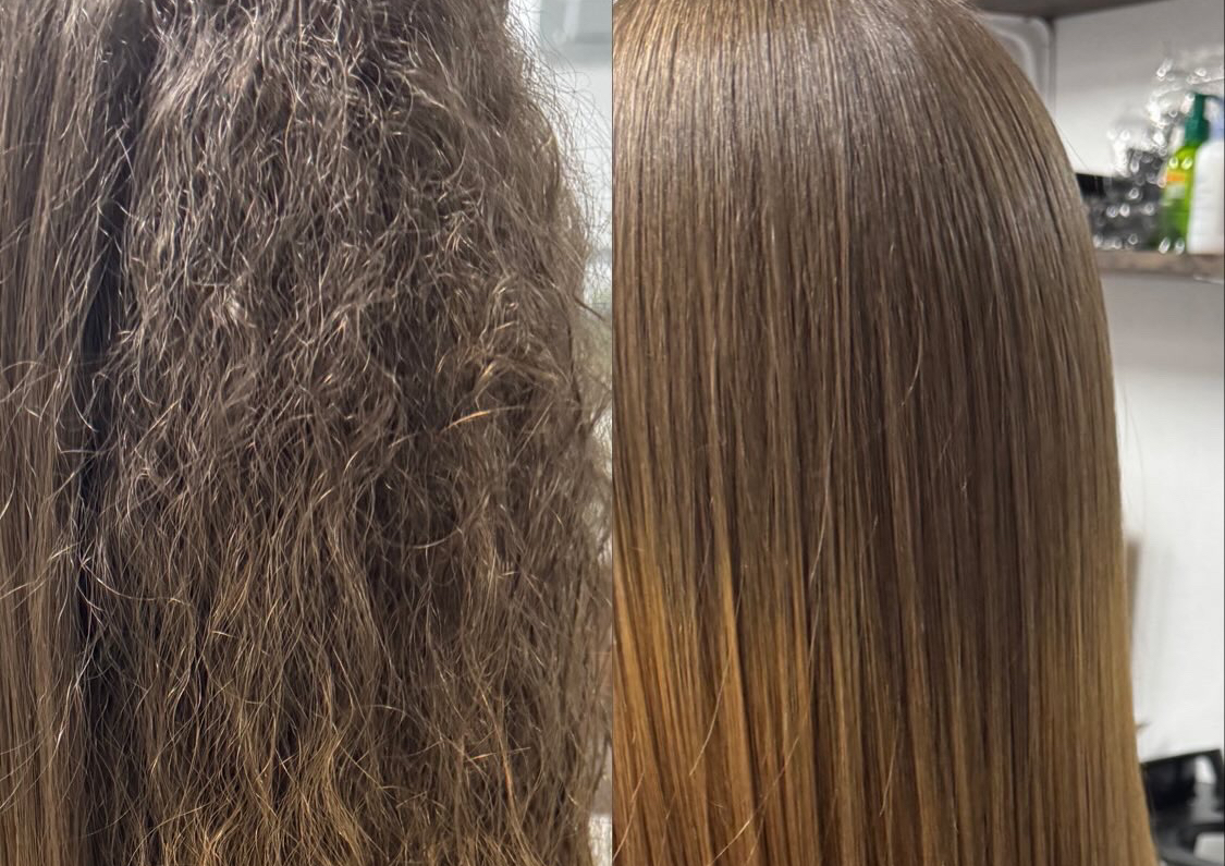 Secado de pelo largo