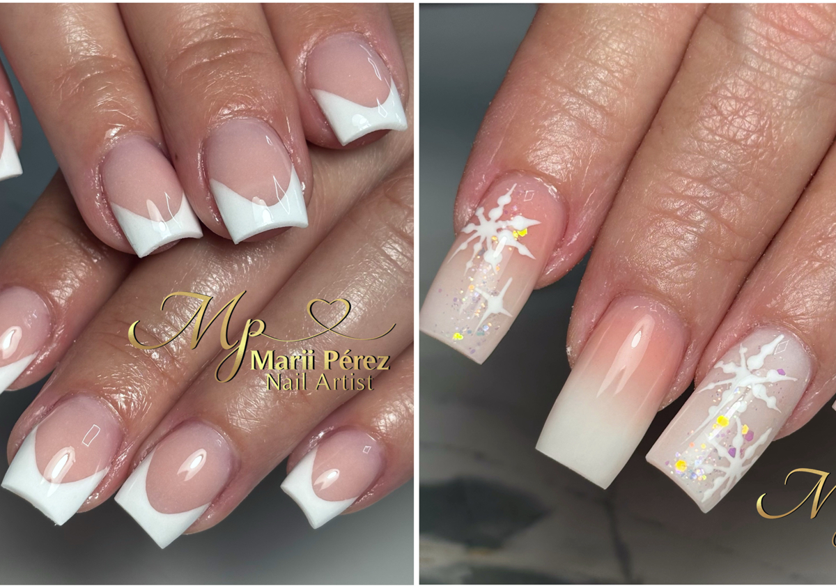 Set french / ombré acrílico (cortas/mediana)