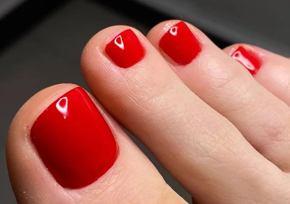 Esmaltado en Gel pies