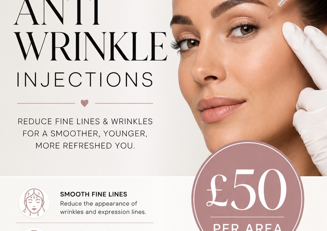 Anti-wrinkle injections 1 area 