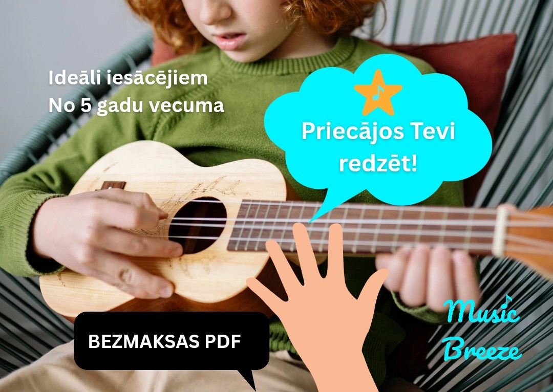 1. Ievadnodarbība ukulele