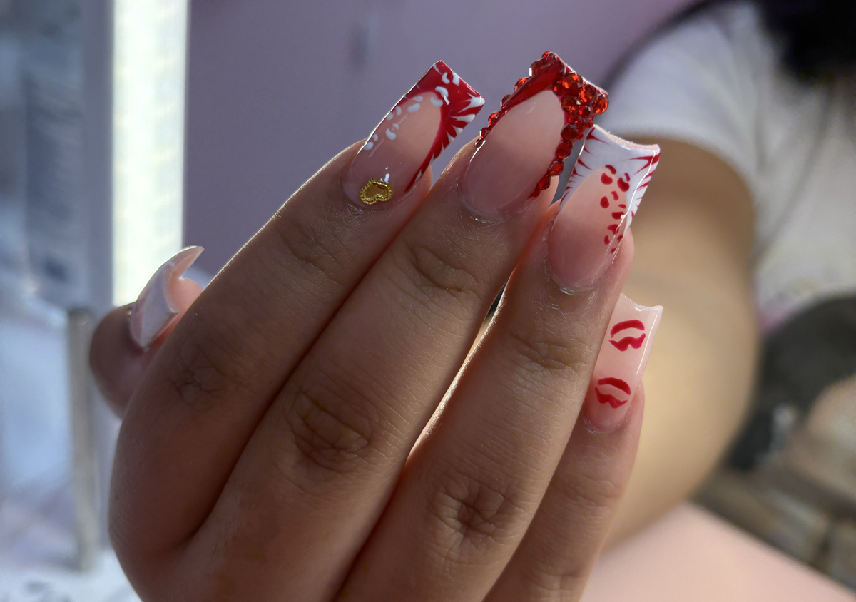 Acrylic full set (XL long ) 