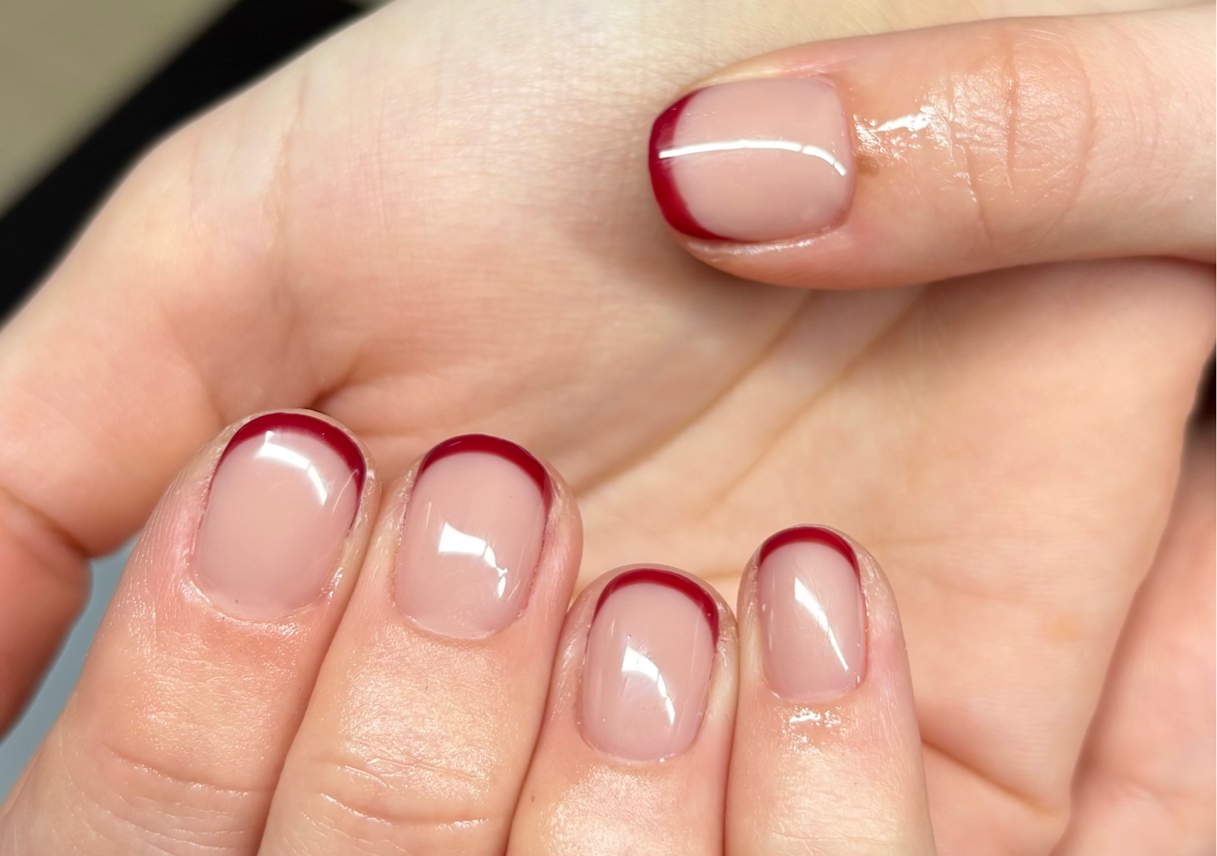 Small design or french tips