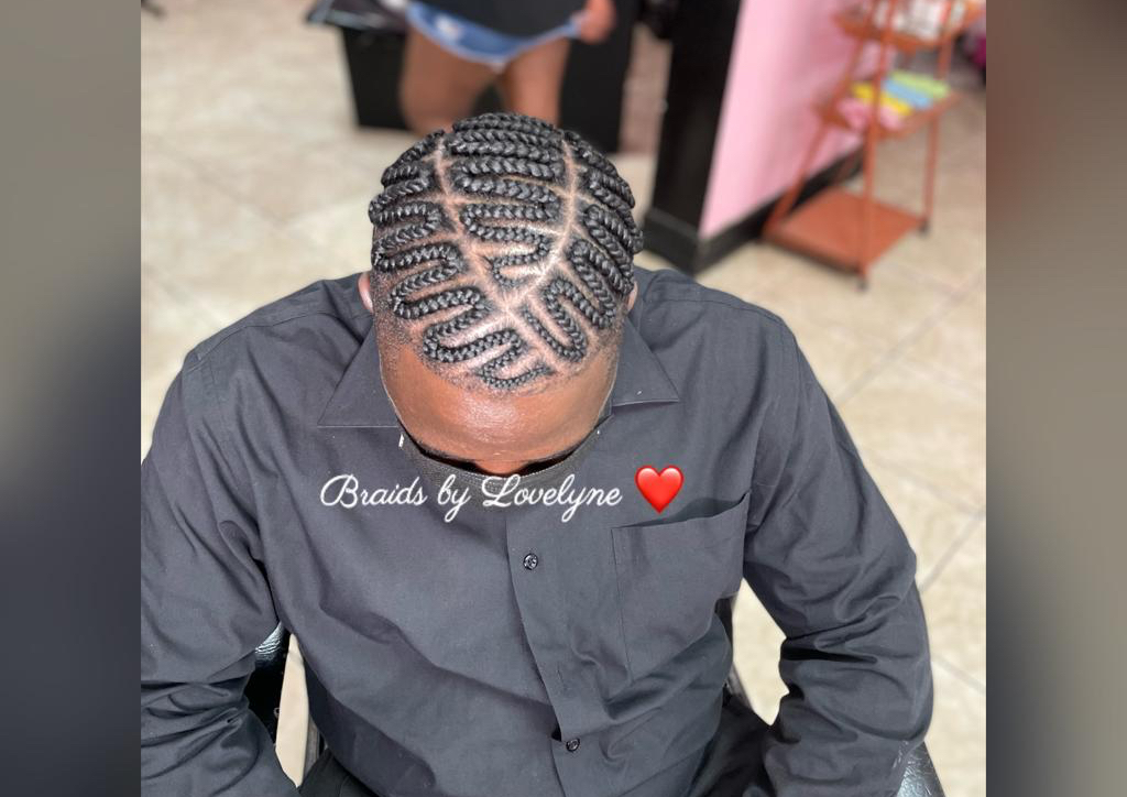 High Top Fade wash and braid