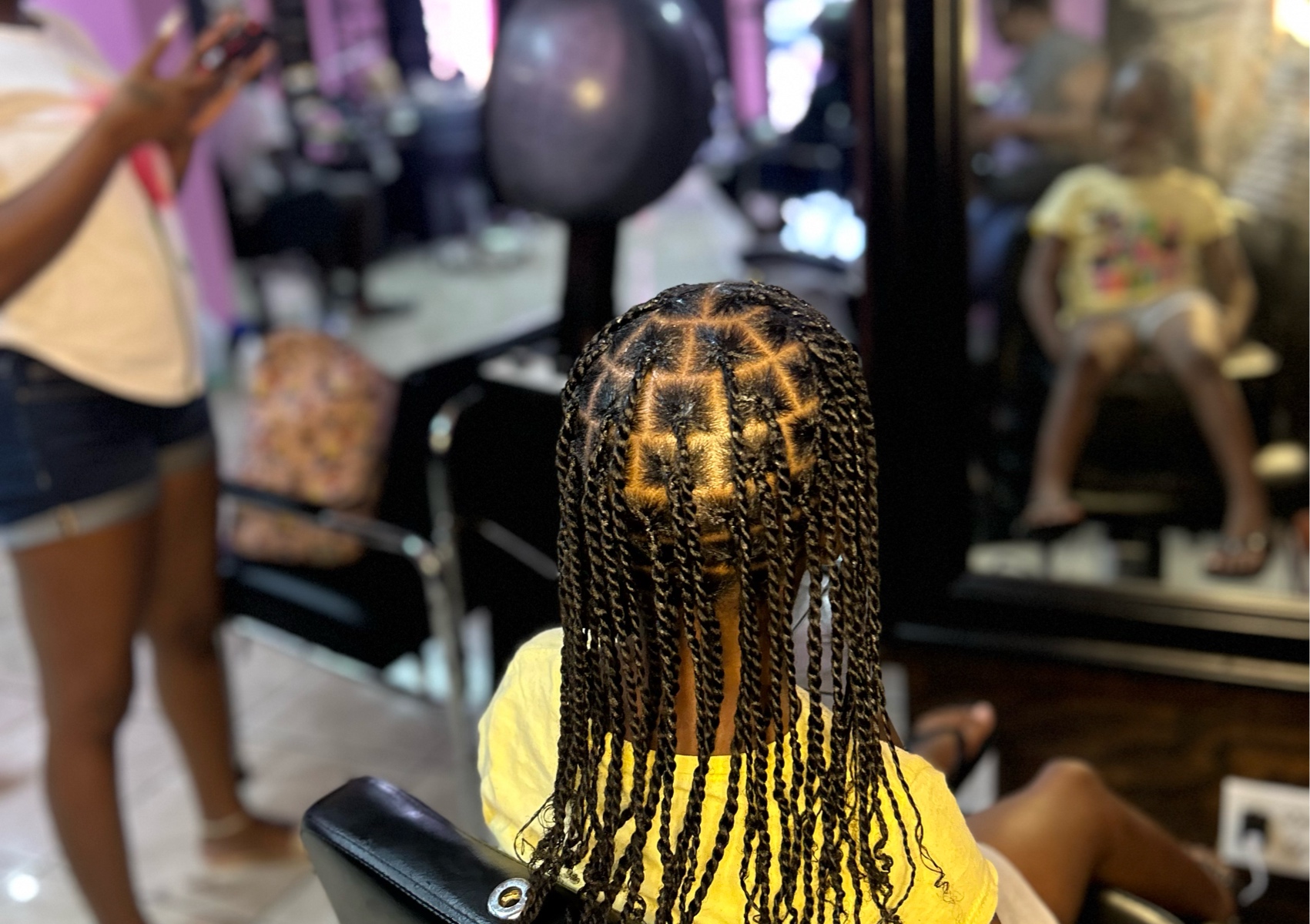 Natural Hair Twist all over