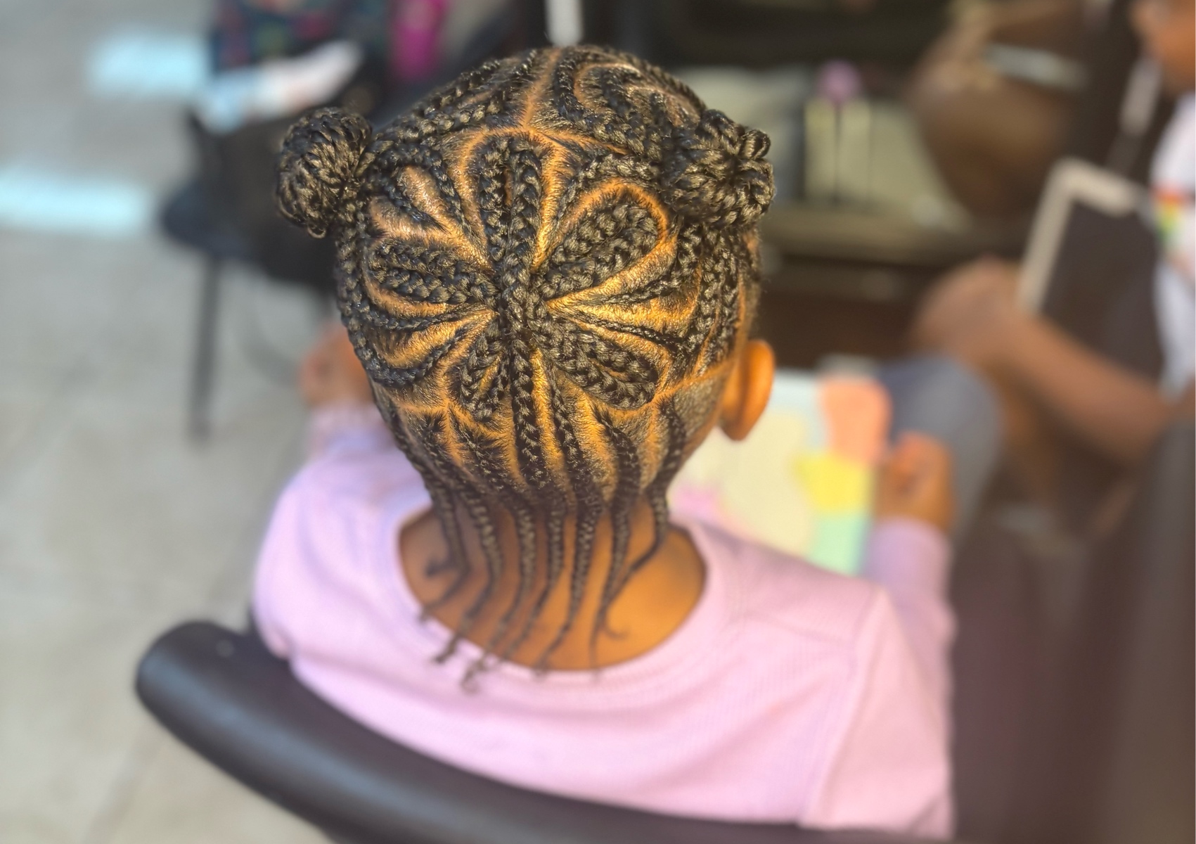 Natural Hair Braid With Wash
